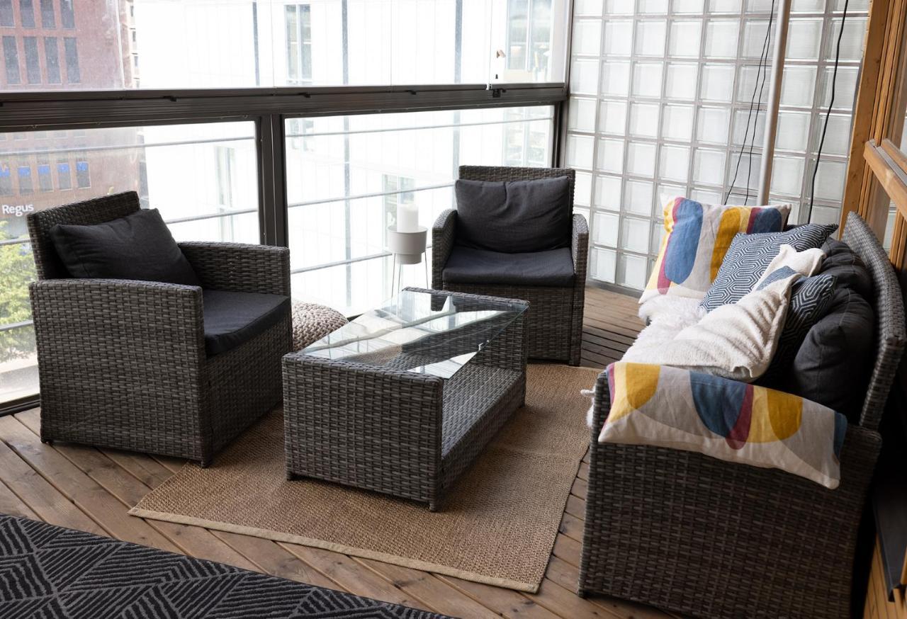 2Ndhomes Luxury 1Br Kamppi Center Apartment With Sauna And Big Terrace Helsingfors Exteriör bild